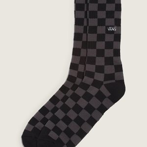 Checkerboard Crew Socks