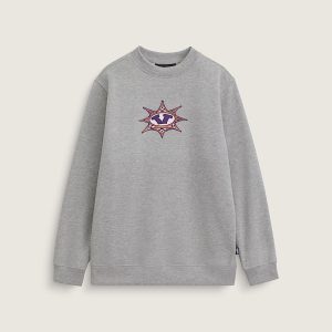 Kids Star Checker Crew Sweatshirt