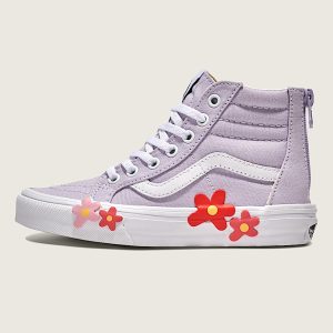 Little Kids Sk8-Hi-Zip Flower Shoe