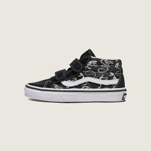 Little Kids Sk8-Mid Reissue V Skeleton Shoe