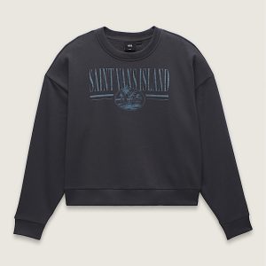 Retro Isle Graphic Crew Sweatshirt