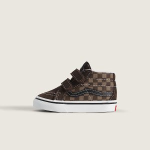 Toddler Sk8-Mid V Checkerboard Shoe