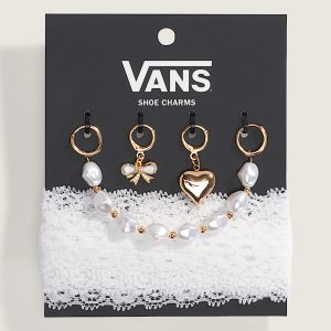 Vans Pearl and Lace Shoe Charm Set