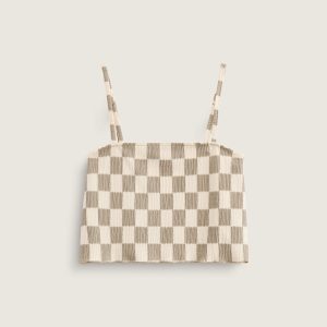 Wren Checkerboard Cami Top